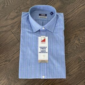 Men’s Izod slim fit dress shirt